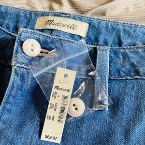 NWT Madewell Emmett Wide Leg Crop Pants